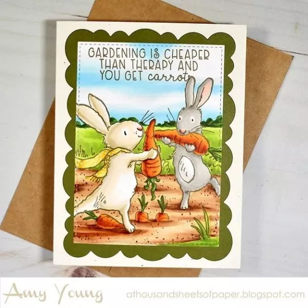 Veg Out! Clear Stamps Colorado Craft Company by Anita Jeram 5