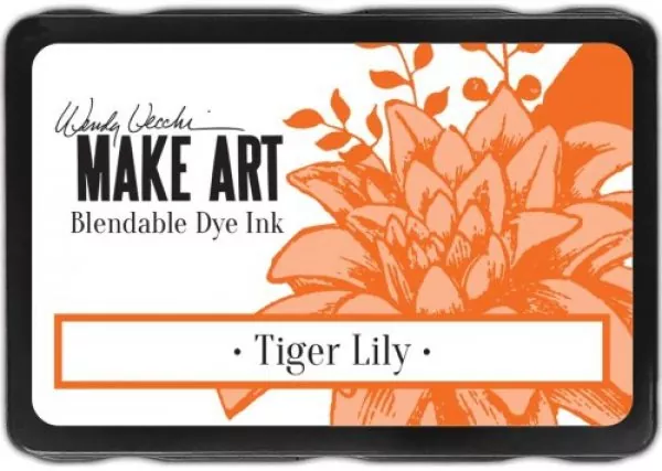 wendy vecchi make art bendable dye ink tiger lilly