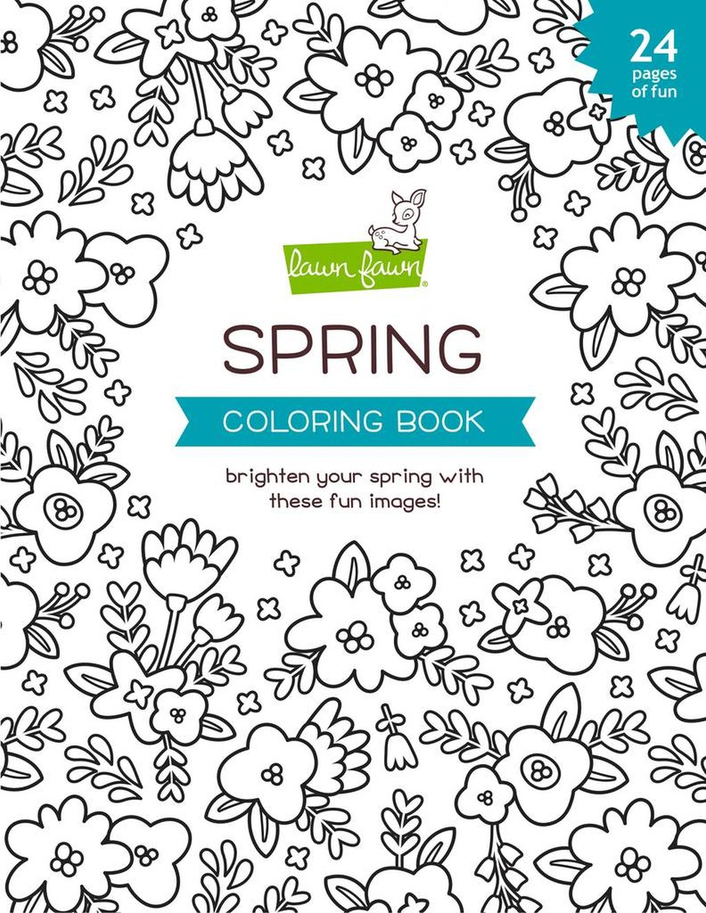 Spring Coloring Book   Lawn Fawn