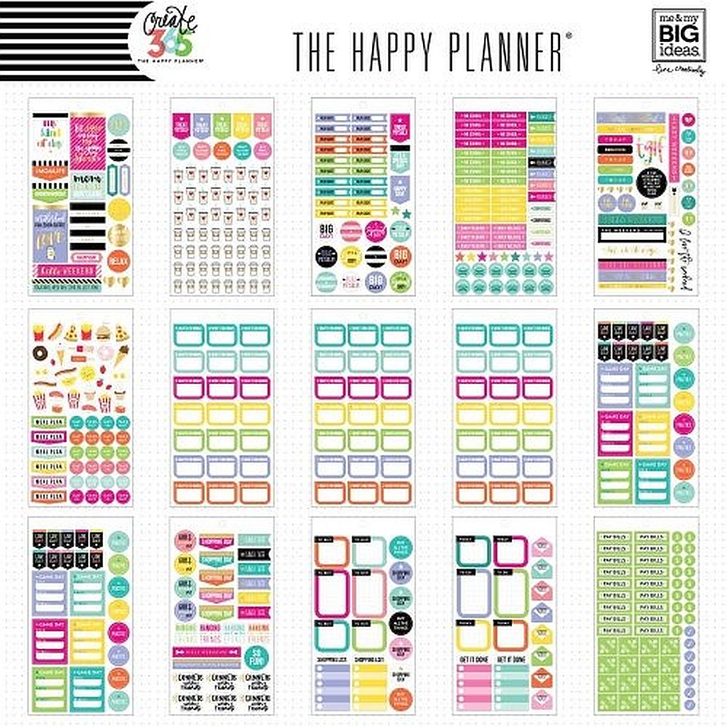 Create 365 - The Happy Planner - Value Pack Stickers - Mom Life