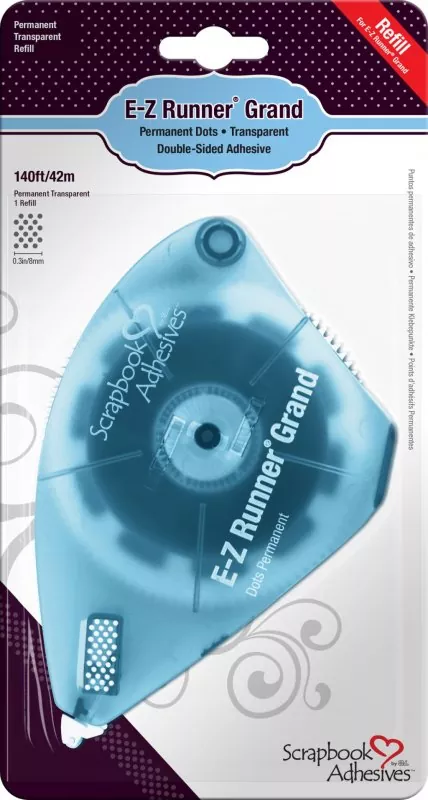 EZ Runner Refill Permanent Dots Transparent Scrapbook Adhesives