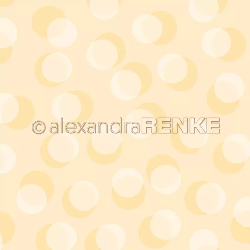 101876 Bokeh Pastellgelb Alexandra Renke Designpapier