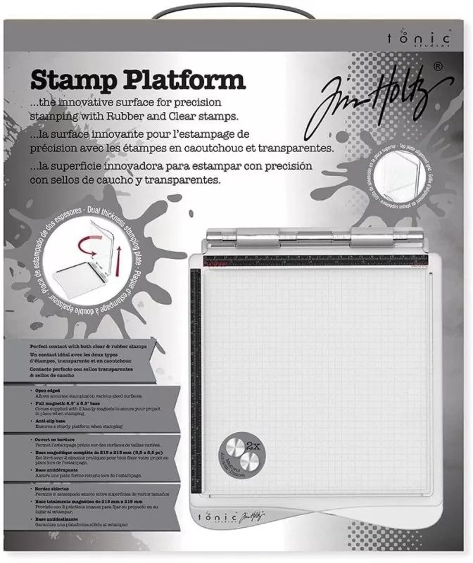 Tim Holtz Stamp Platform 8,5"x8,5" Stempeltool Tonic Studios