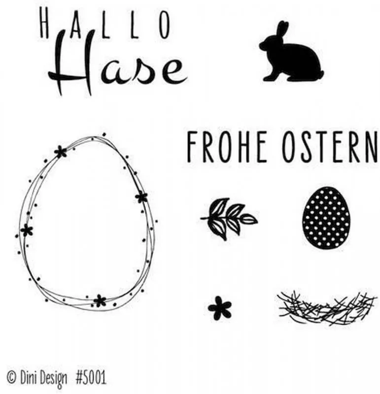 Ostern Clear Stamps Dini Design