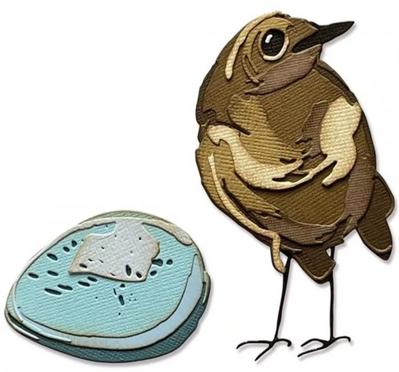 Bird & Egg Thinlits Stanzen von Tim Holtz Sizzix