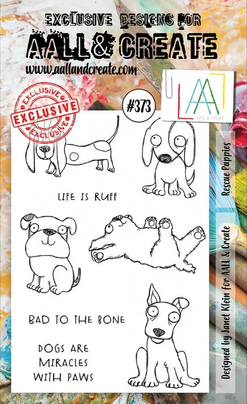 aall create clear stamp Rescue Puppies