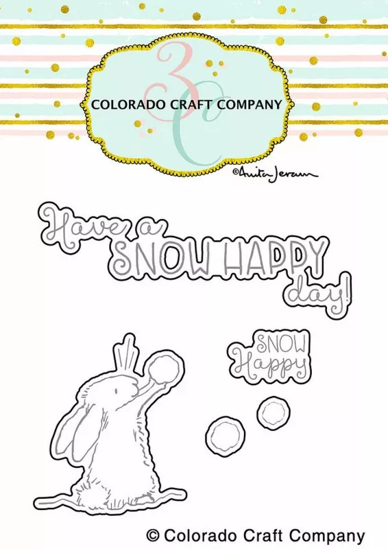 Snow Happy Stanzen Colorado Craft Company by Anita Jeram