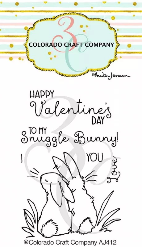 Snuggle Bunny Clear Stamps Colorado Craft Company by Anita Jeram