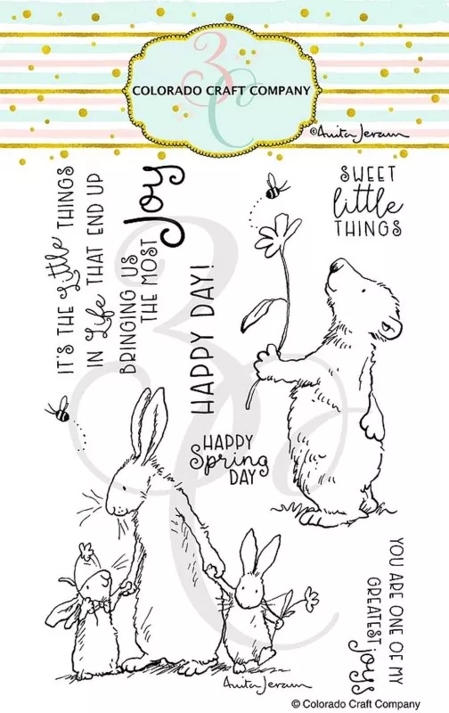 Happy Day! Clear Stamps Colorado Craft Company by Anita Jeram