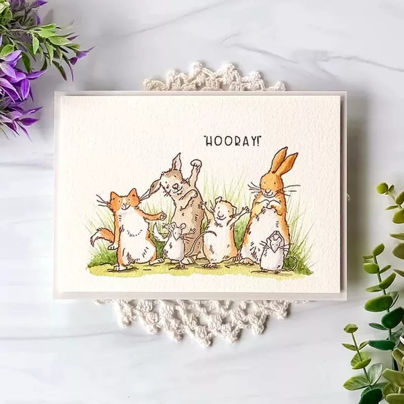 Proud of You Clear Stamps Colorado Craft Company by Anita Jeram 1