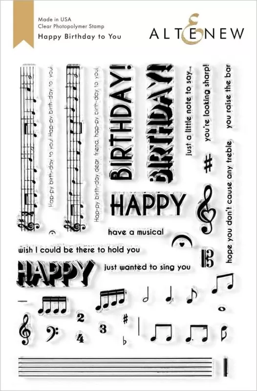 Happy Birthday to You clearstamps altenew