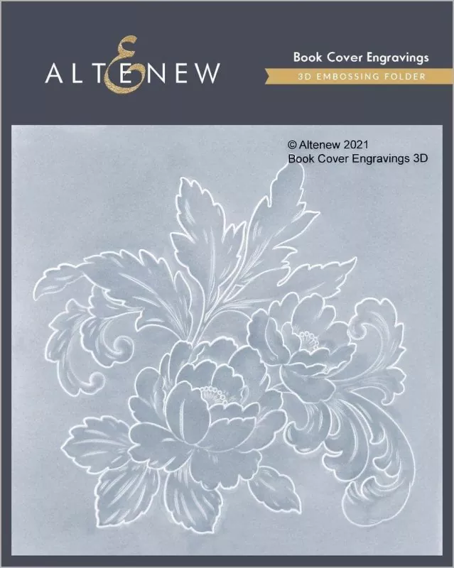 Book Cover Engravings 3D Embossing Folder by Altenew