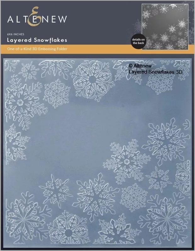 Layered Snowflakes 3D Embossing Folder by Altenew