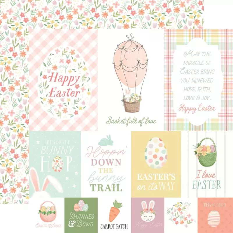 Carta Bella Here Comes Easter 6x6 inch paper pad 6