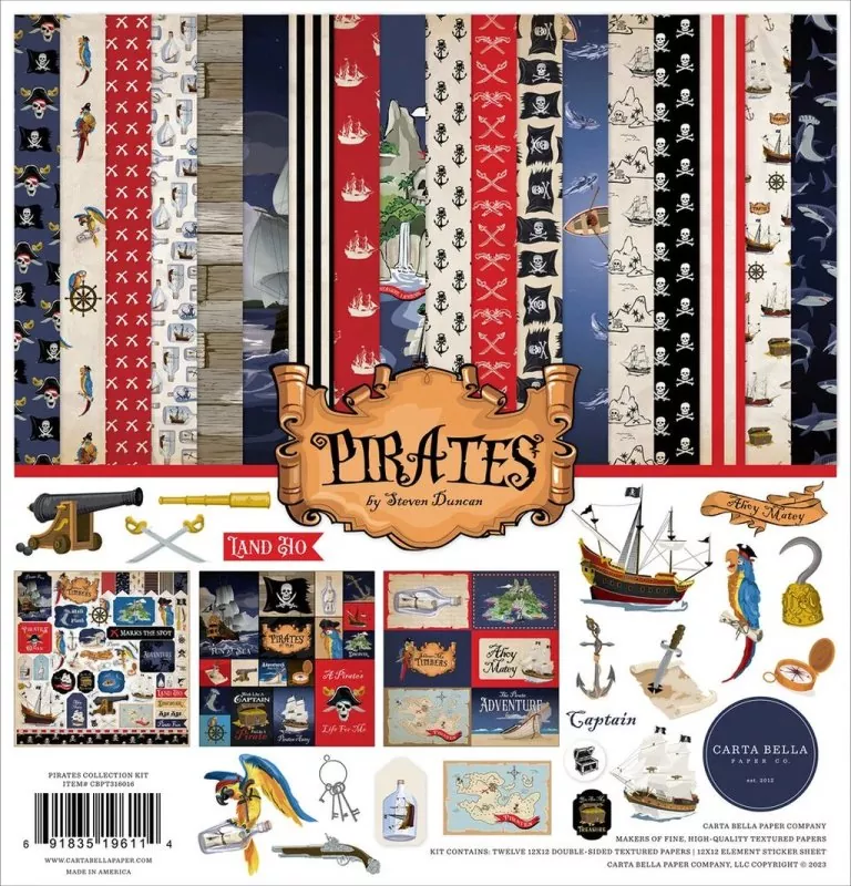 Carta Bella Pirates 12x12 inch collection kit