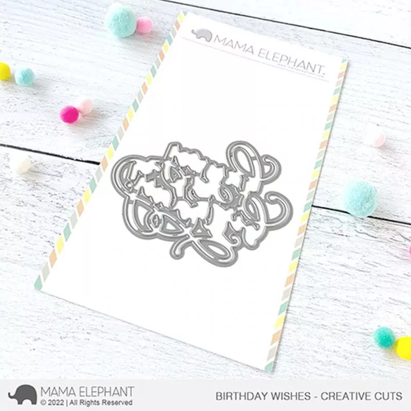Birthday Wishes Stanzen Creative Cuts Mama Elephant