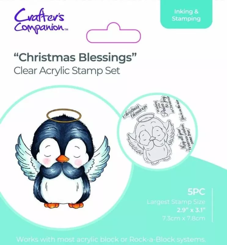 Christmas Blessings stempel set crafters companion