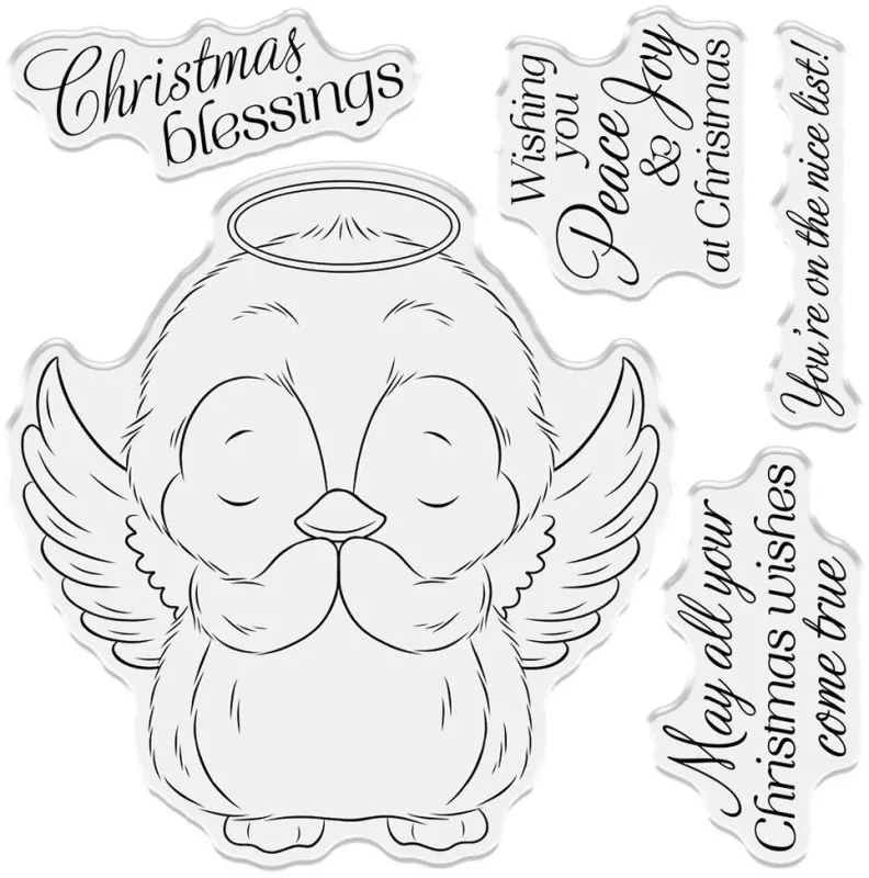 Christmas Blessings stempel set crafters companion 1