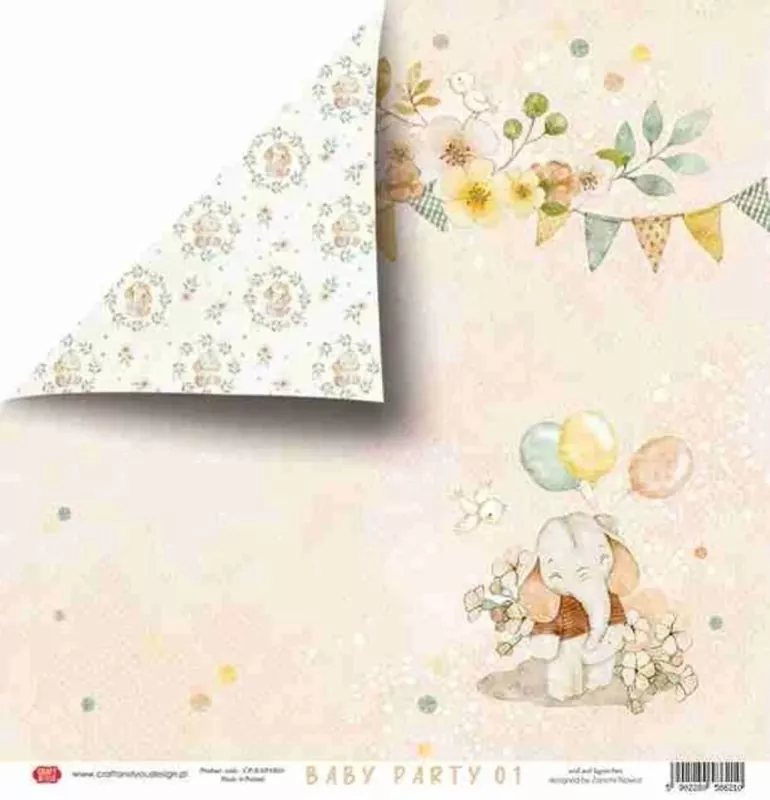 Baby Party 6"x6" Paper Pack Craft & You Design 1
