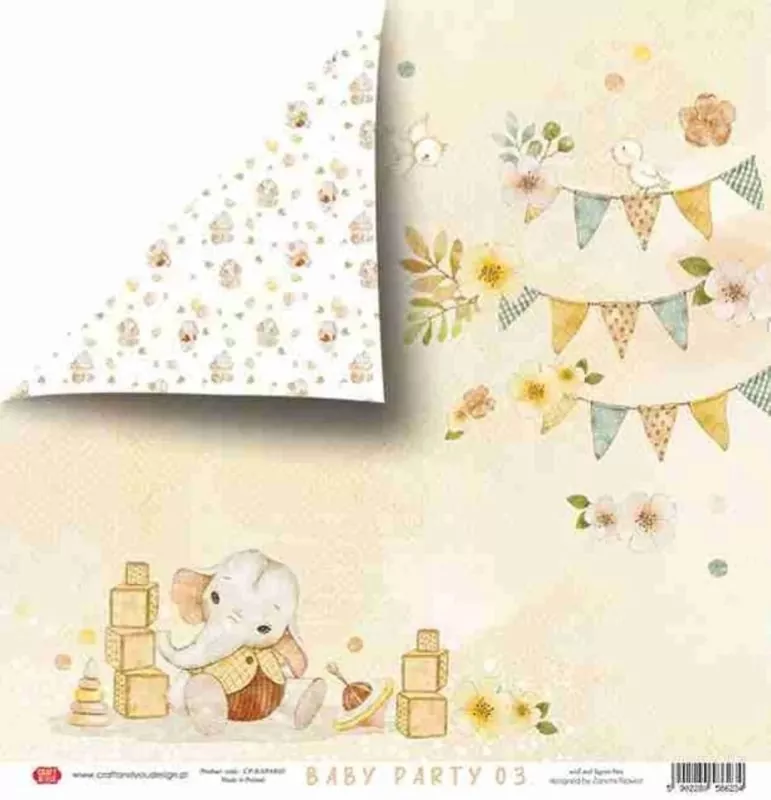 Baby Party 6"x6" Paper Pack Craft & You Design 3