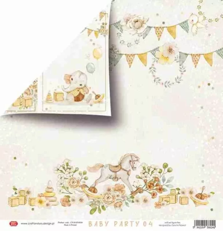 Baby Party 6"x6" Paper Pack Craft & You Design 4