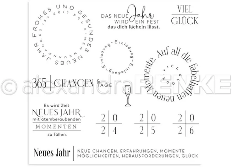 365 Chancen Alexandra RENKE Clear Stamps