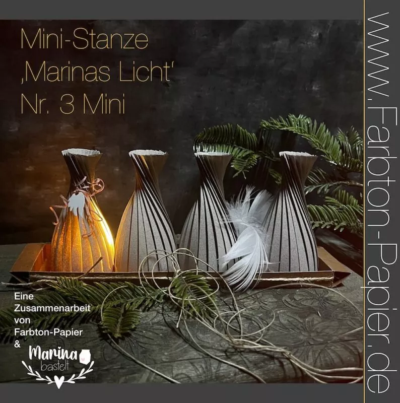 Marinas Licht Nr. 3 Mini Stanzschablonen FarbTon Papier