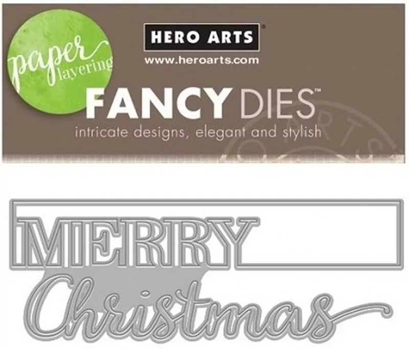 Cut-Out Christmas fancy die hero arts