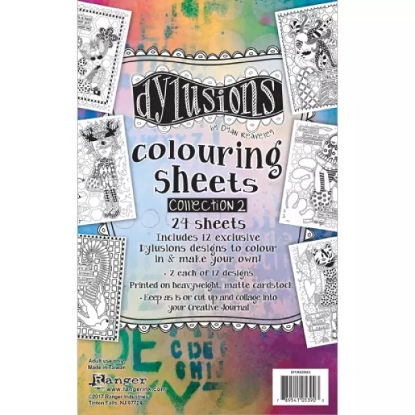 dylusions colouring sheets coellection2 ranger dyan reaveley DYA53903