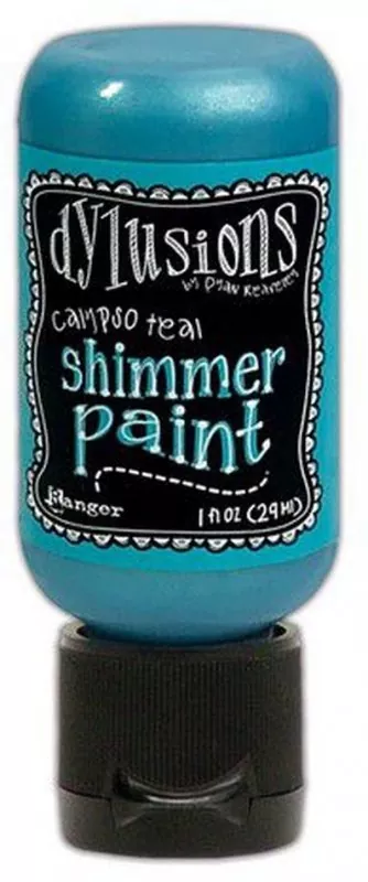 Calypso Teal Dylusions Shimmer Paint Flip Cap Bottle Ranger