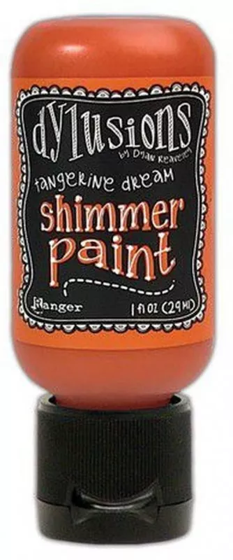 Tangerine Dream Dylusions Shimmer Paint Flip Cap Bottle Ranger
