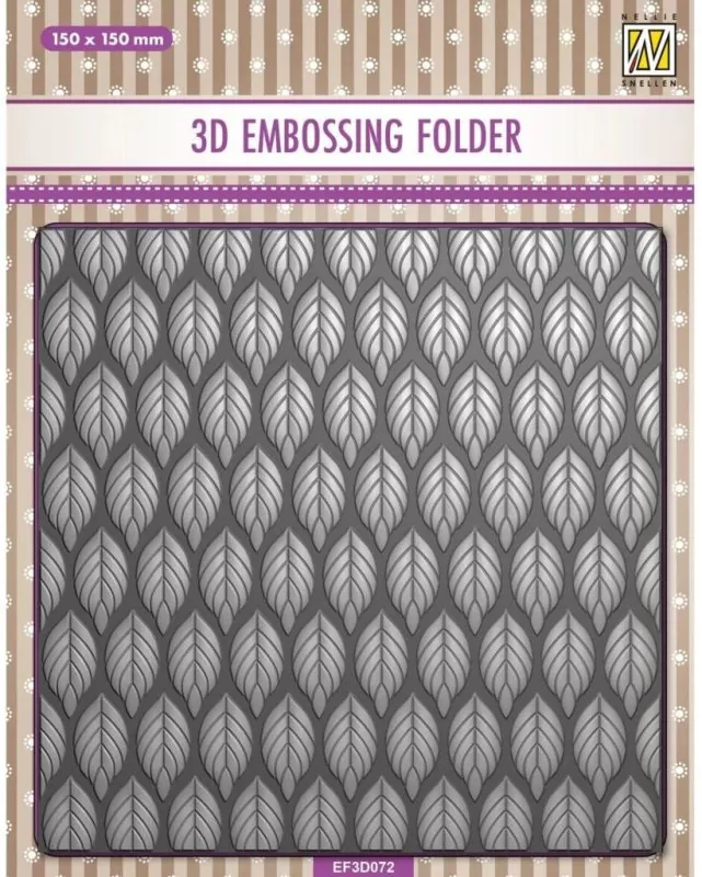 Leaves 3D Embossing Folder von Nellie Snellen