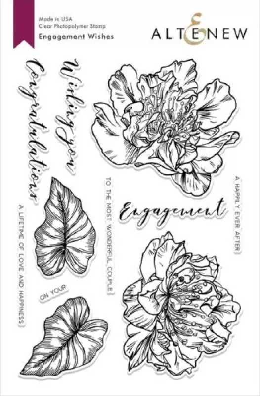 Engagement 20Wishes clearstamps altenew