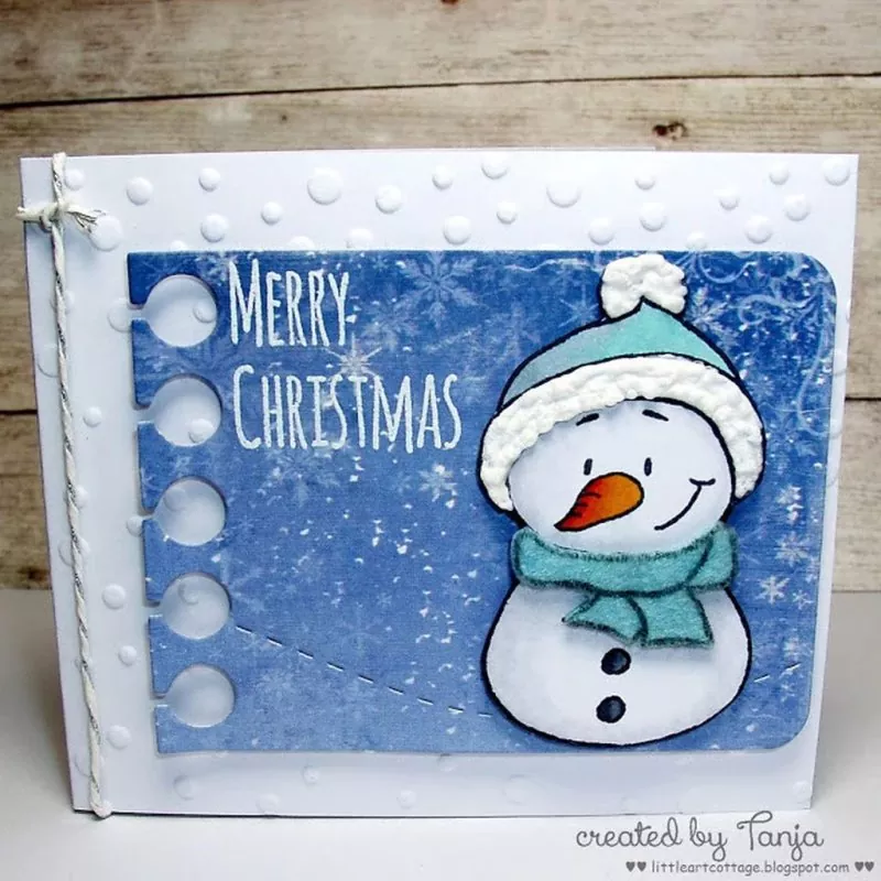gerda steiner designs clear stamps snowman friends 2