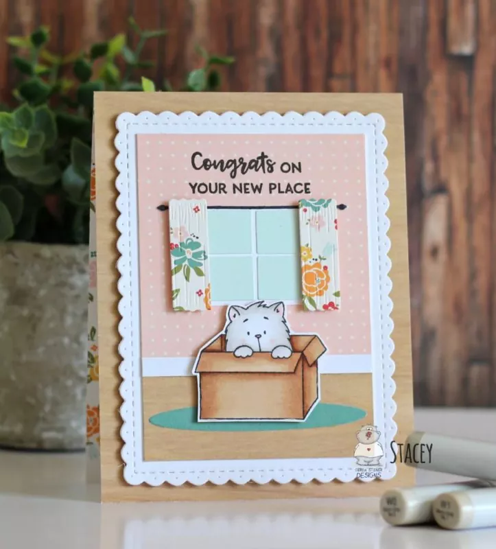 Cats and Boxes clearstamps Gerda Steiner Designs 1