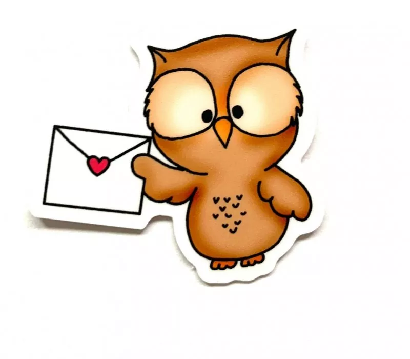 Gerda Steiner Designs Cute Owl Sticker