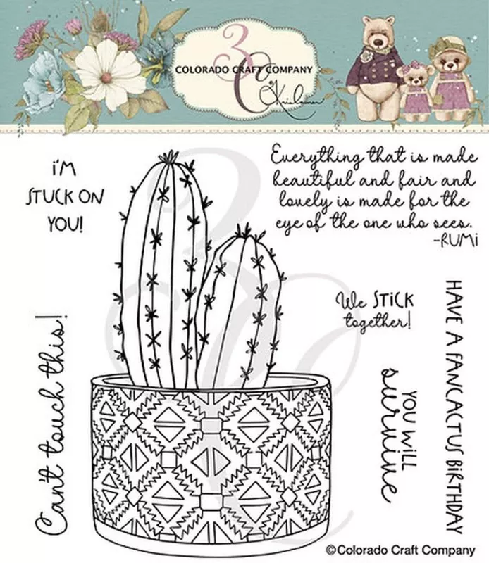Can't Touch This Clear Stamps Colorado Craft Company by Kris Lauren