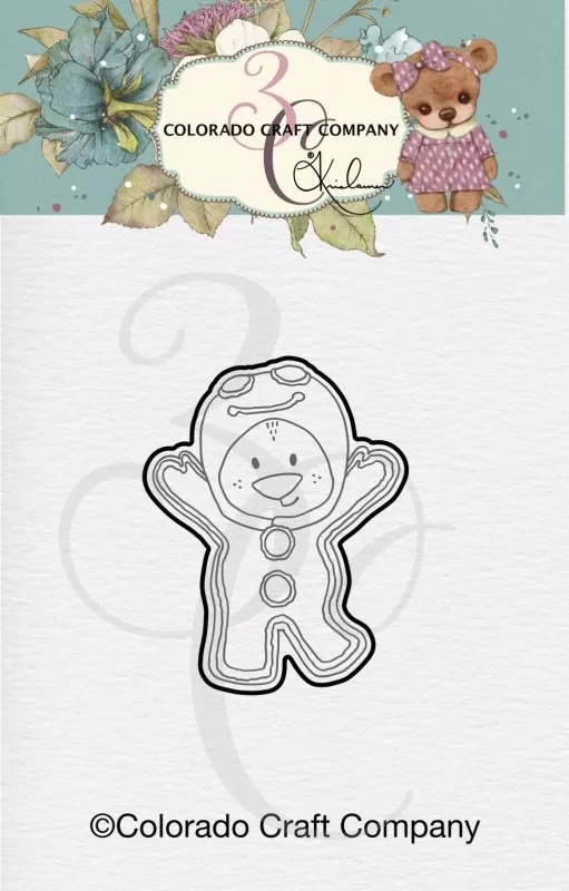Gingerbread Cutie Mini Stanzen Colorado Craft Company by Kris Lauren
