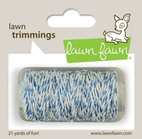 LF1580 lawn fawn trimmings ocean sparkle cord
