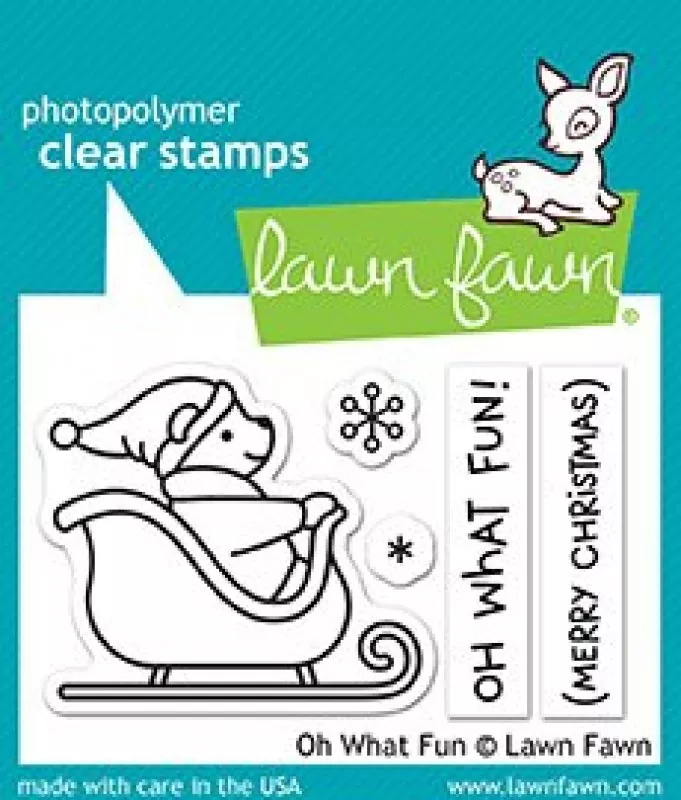 LF1776 OhWhatFun ClearStamps Stempel Lawn Fawn