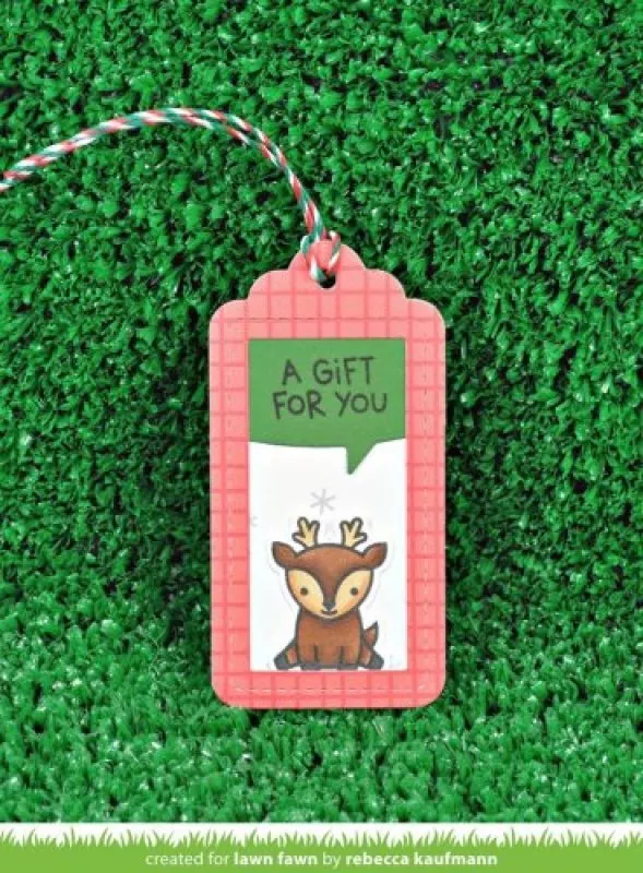 LF1778 SayWhatChristmasCritters ClearSamps Stempel Lawn Fawn 3