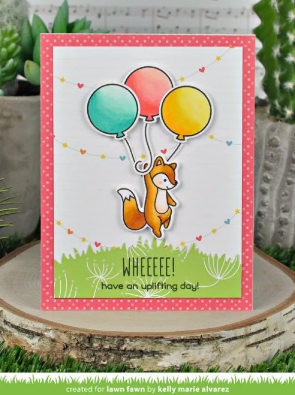 LF2215 ReallyHighFive Clear Stamps Lawn Fawn 1