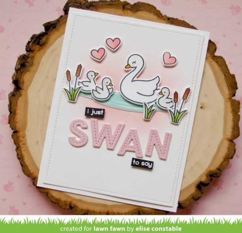 LF2219 SwanSoiree Clear Stamps Lawn Fawn 2