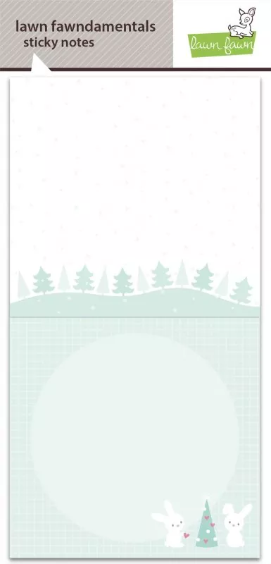 LF2372 Let It Snow Sticky Notes Lawn Fawn
