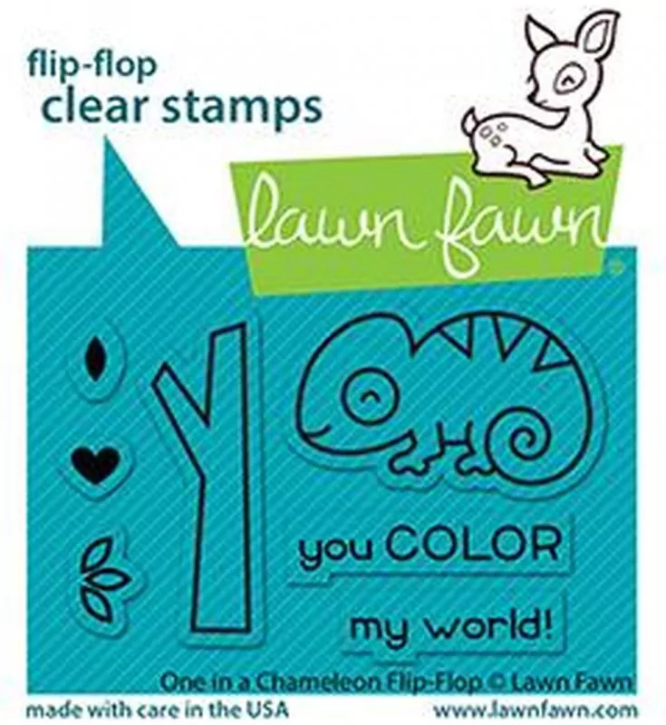 One in a Chameleon Flip-Flop Stempel Lawn Fawn