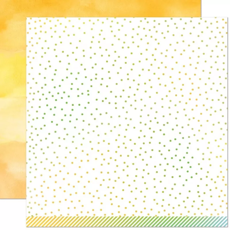 Watercolor Wishes Rainbow Citrine lawn fawn scrapbooking paper 2