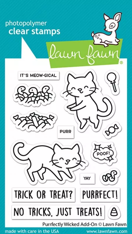 Purrfectly Wicked Add-On Stempel Lawn Fawn
