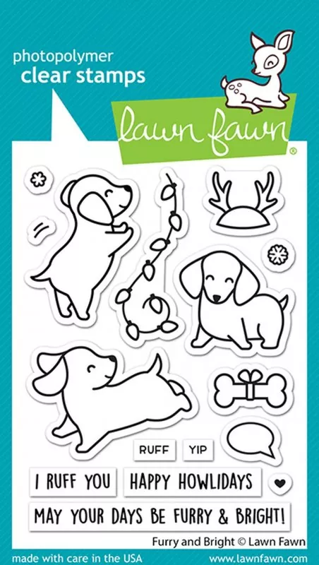 Furry and Bright Stempel Lawn Fawn