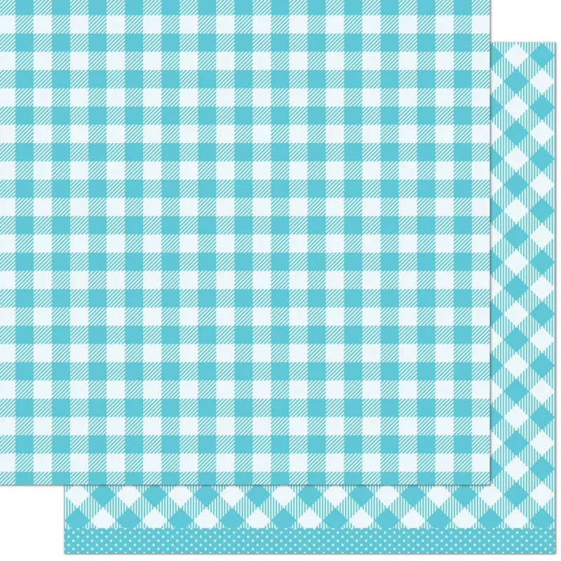 Gotta Have Gingham Rainbow Dorothy lawn fawn scrapbooking papier