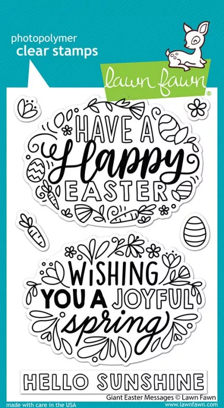 Gian Easter Messages Stempel Lawn Fawn